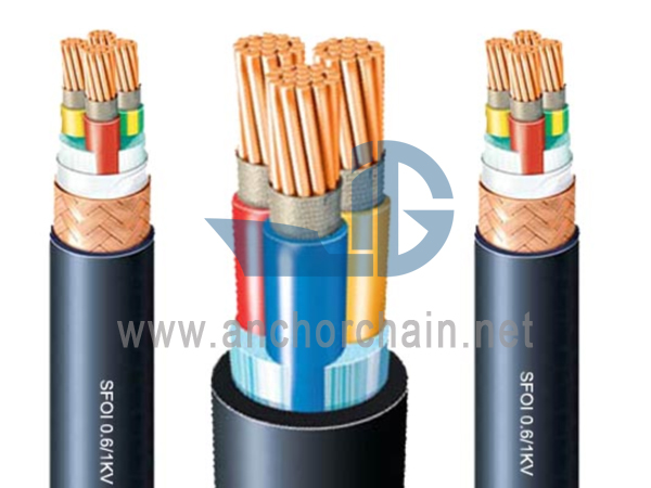 SFOI 내화성 선상 전원 케이블 0.61KV