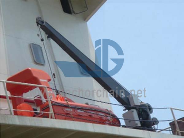 외팔 구조선 Davit